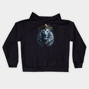 The Golden Crowned Lion Kids Hoodie